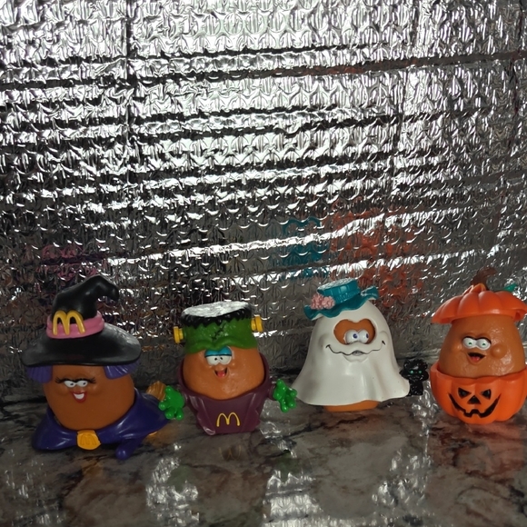 6 NUGGET BUDDIE Vintage McDonald's 1992 Frankenstein/ WITCH/ MUMMY /GHOST/👻🎃 - Picture 10 of 11